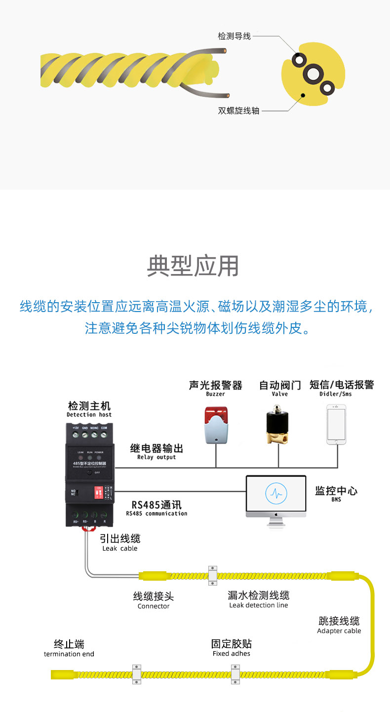 不定位泄漏感应线YEC-SLTB