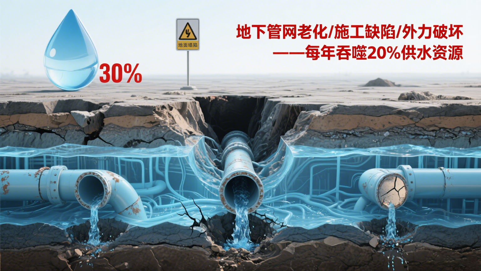 智能检测技术守护城市“生命线”：供水管道安全运行新方案