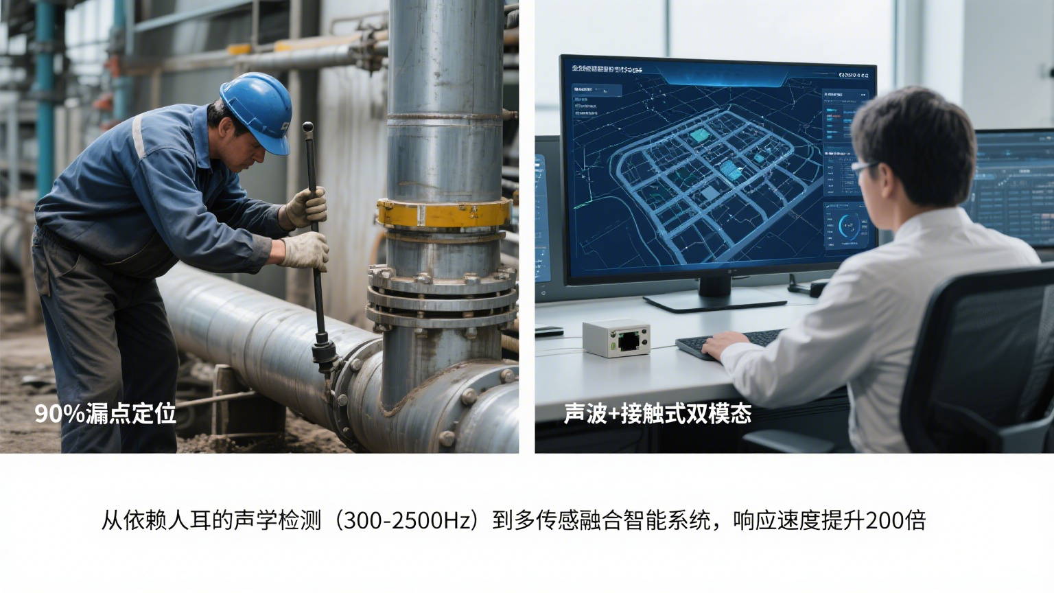 水管漏水检测技术体系演进与业疆智能的创新实践