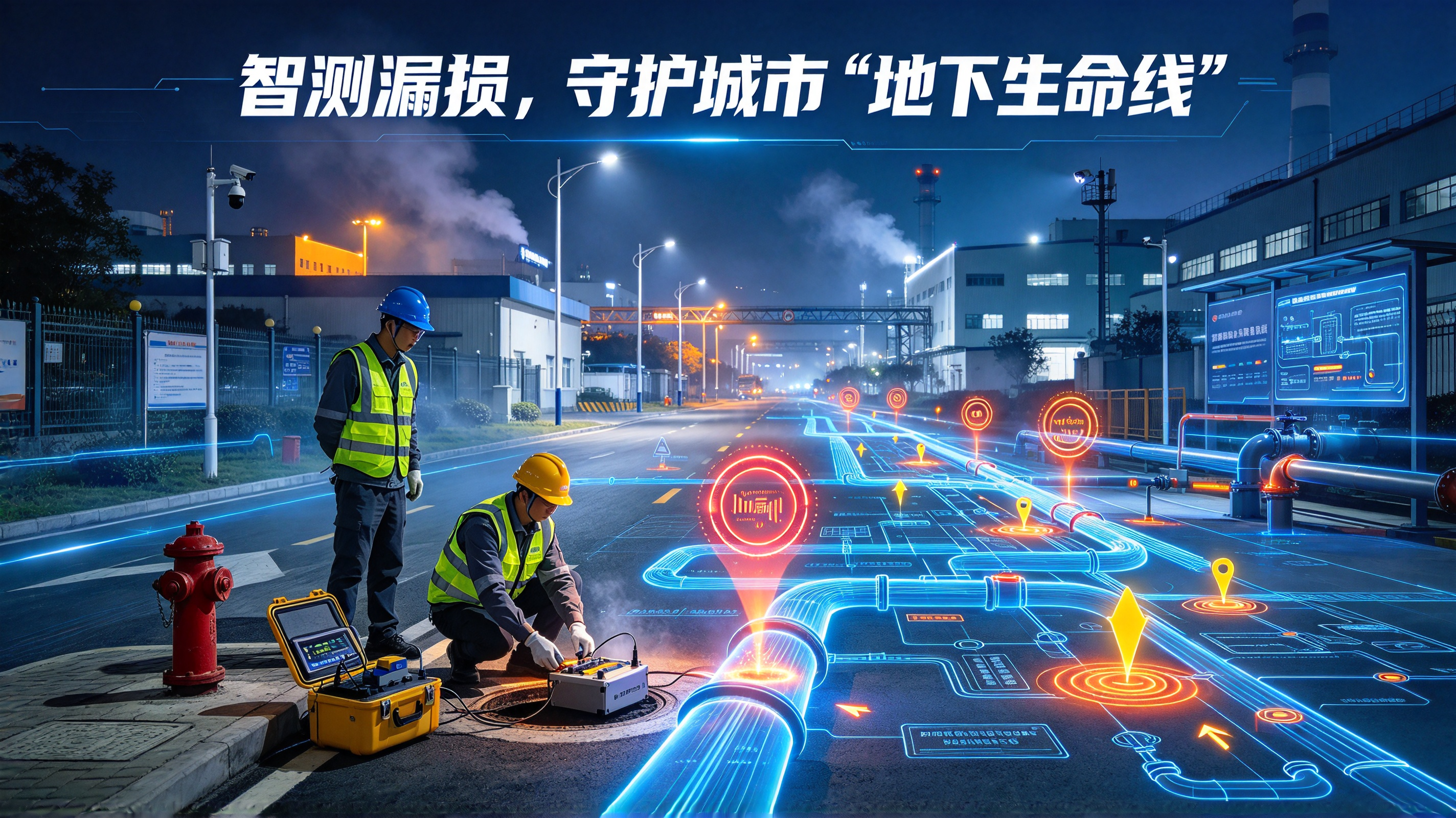 精准查漏 智慧护水——东莞业疆智能守护莞邑工业管网安全